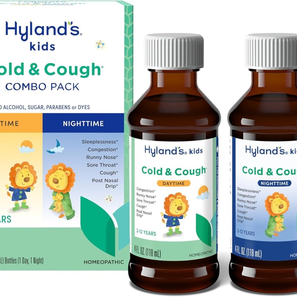 Kids Cold and Cough, Day and Night Combo Pack, Cold Medicine for Ages 2 and up,